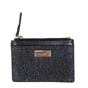 Kate Spade Black Glitter Wallet